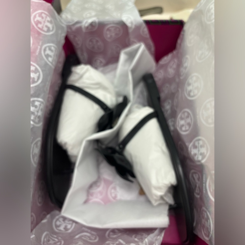 NIB Tory Burch Flower Jelly TPU Sandals - Picture 7 of 8